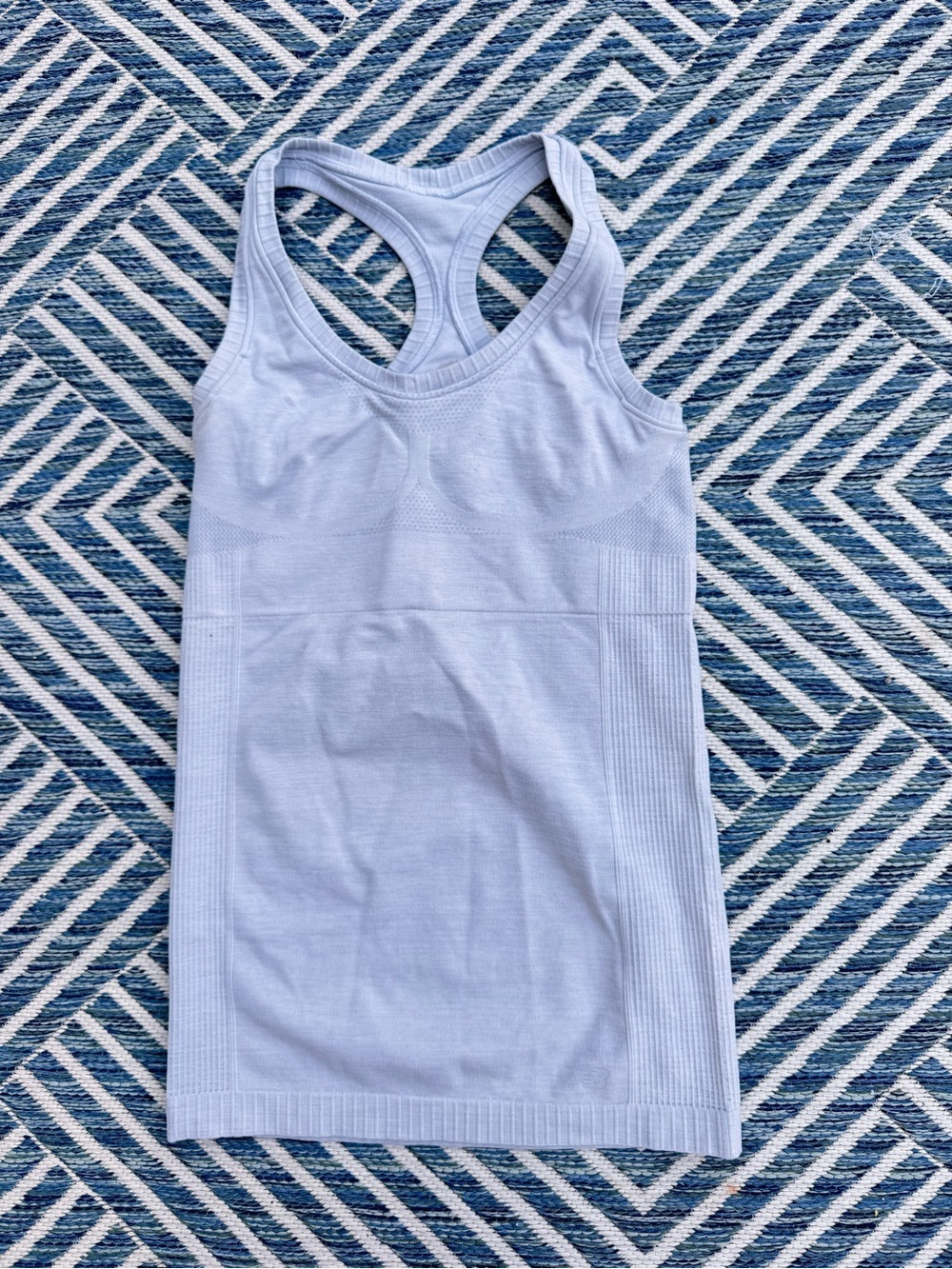 New Balance Gray Racerback Tank Top